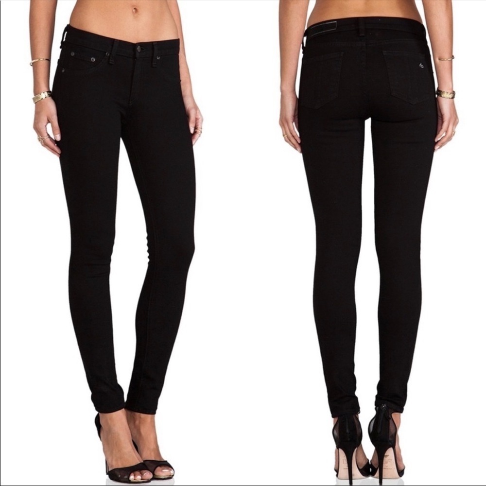 Rag & Bone | The Legging Jeans Blackout Size 26